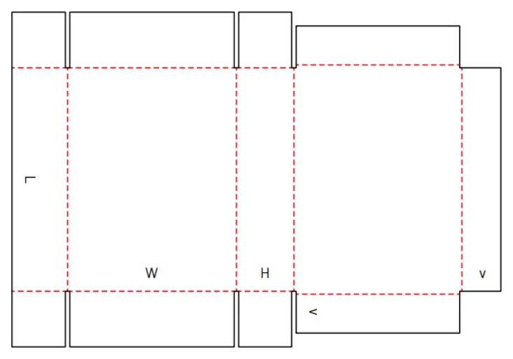 FPF 0410 flat die-line